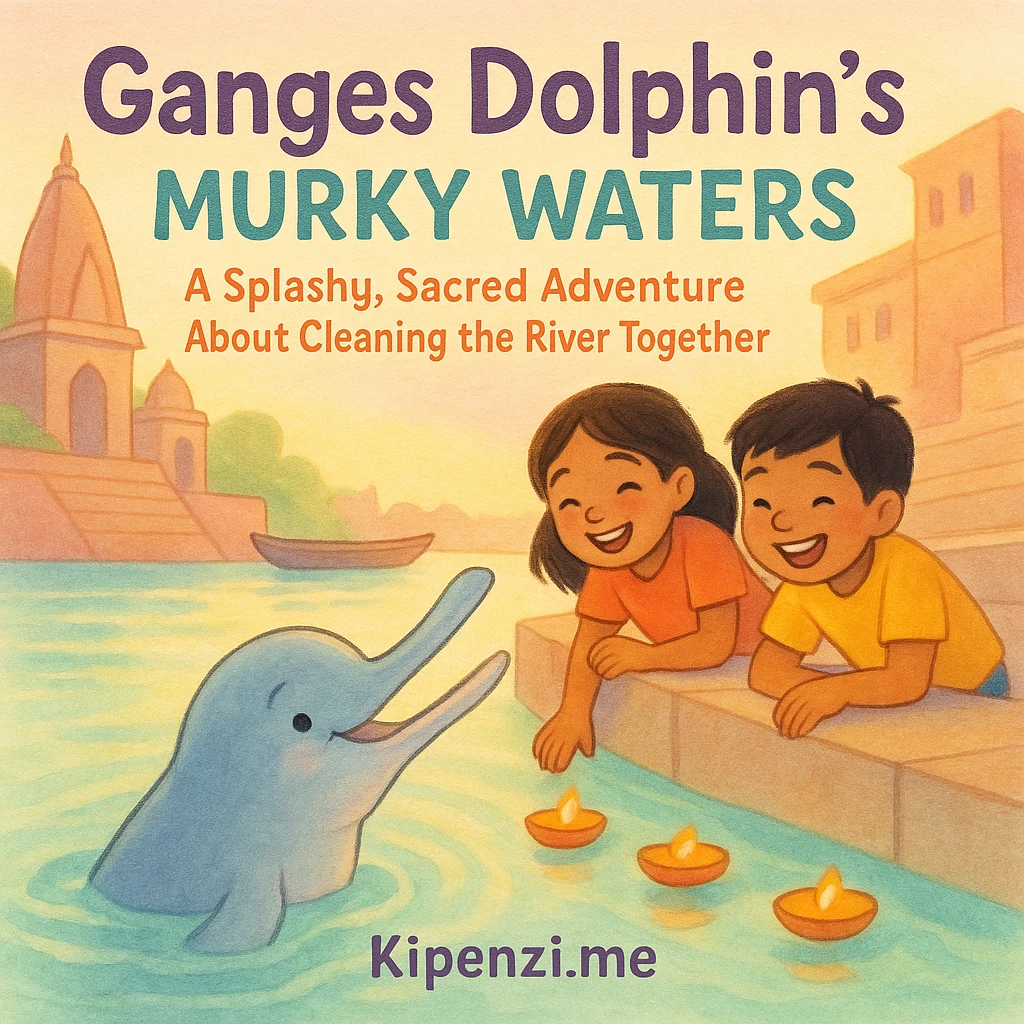 Ganges Dolphin’s Murky Waters - A Splashy, Sacred Adventure About Cleaning the River Together